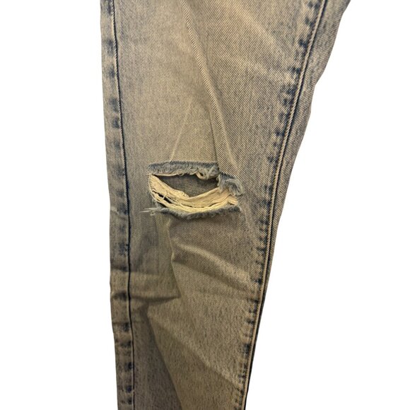 Current/Elliott Womens Distressed Jeans Size 23 Light Wash Mulholland Destroy St - Picture 8 of 9